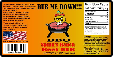 SPINKS' RANCH BEEF RUB